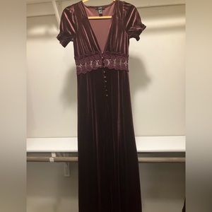 Velvet Maxi Dress